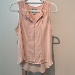 Maeve Blush Pink Sleeveless Blouse